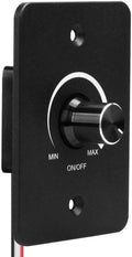 12V dimmer schakelaar 0%-100% dimmend metaal aluminium PWM dimmer voor camper, auto, boot, vrachtwagen, aanhanger en caravans geen ruis, geen flikkering, draaiknop