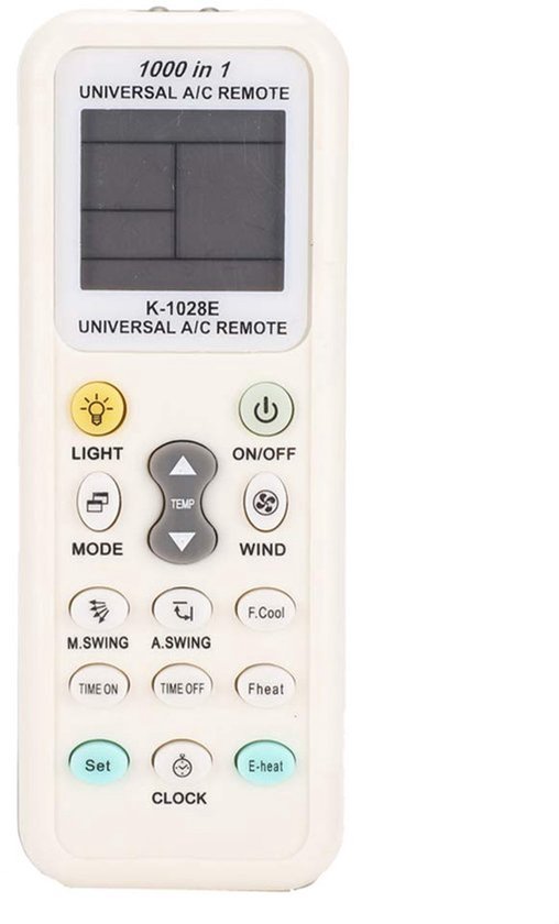 Kâ€“1028E Universele Afstandsbediening - Draagbaar, LCD Scherm en Energiezuinig