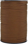 Nylon Parachutekoord - Paracord-Rol Tenttouw - Duurzame Lanyard - Multifunctioneel - 550 Paracord - Ultieme Overleving - 9-Strengen Kern - 100m (Wolf Brown)