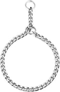 Slipketting voor Honden - 50 cm, Sterke Anti-Kauwen Halsband voor Medium en Grote Honden, Ideaal voor Puppy Training en Wandelen