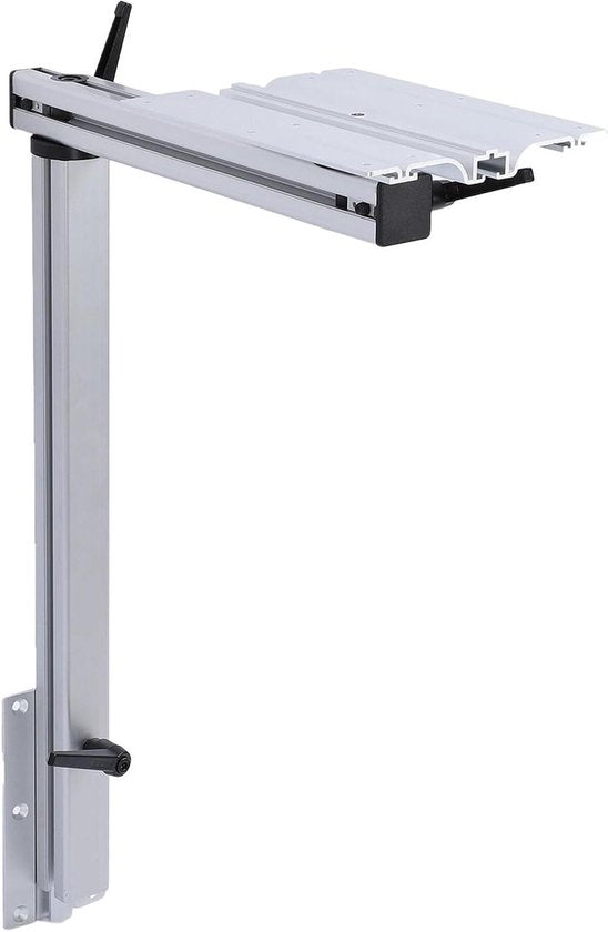 360 Graden Rotatie RV Tafelpoot - Afneembare Laptop Tafelpoot - Basismontage Tafelpootbeugel van Aluminiumlegering voor Campers Jachten Caravans