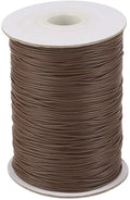 1mm 200 yards/rol gewaxed polyester koord kralen draad spoel voor DIY sieraden ketting armband ambacht maken kokosnoot bruin