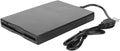 35 inch Externe USB Diskettestation - Laptopaccessoire met Kaartlezer - Plug and Play - Zwart