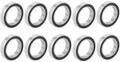 Dubbel afgedichte kogellagers 17mm x 26mm x 5mm voor industriële machines - Hoge snelheid - 10 stuks
