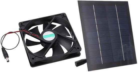 Ventilator op zonne-energie - IP65 20% ventilatorconversieratio voor veelzijdige toepassingen