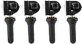 Bandenspanning Controle Sensoren - Auto TPMS - Bandenspanningscontrolesysteem - Ecosport/Fiesta/Focus - 4 Stuks - Geschikt voor Auto's - Zwart.