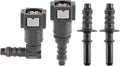 2 Set Brandstofleiding Slang Ontkoppelingsconnector - 5/16 inch 7.89mm naar 5/16 inch 8mm - Auto Accessoires.