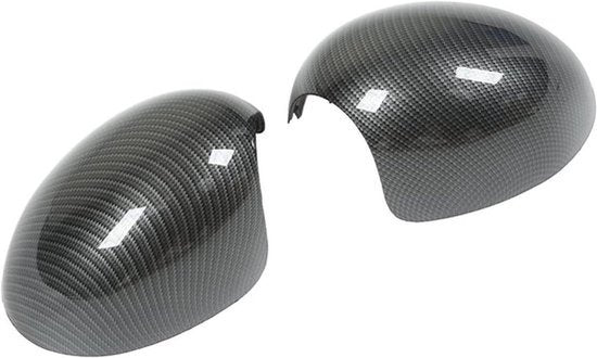 Achteruitkijkspiegel Cover Trim Vervanging voor R55 R56 R57 R58 R59 R60 R61 2007-2016 - Linker en Rechter Zwart - auto Spiegel