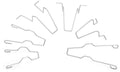5ZHSFULLKIT Headlighthouder Veerclip - Duurzame 6 Stuks - Vervangclips voor H1/H3/H4/H7