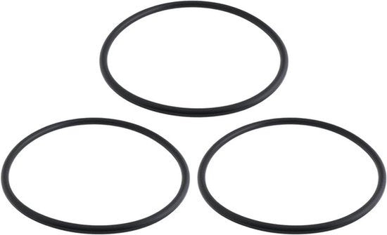 Vervangingsonderdeel voor 3 stuks zwembadchlorinator deksel O-ringen | Geschikt voor Hayward CL200, CL220 en CL220BR | Zwarte O-ringen