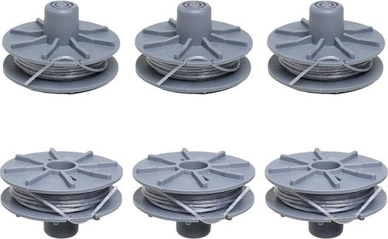 6 stuks grastrimmer, spoelen, grastrimmer, spoelen geschikt voor Gardena 5307-20