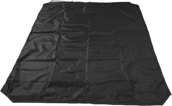 Waterdichte vrachtwagenhoes, 210D zilver gecoate Oxford auto dakdragerhoes met verstelbare trekkoord, stof- en regenbestendig voor autodak, vrachtwagenbed, reisaccessoires (230 * 145cm)