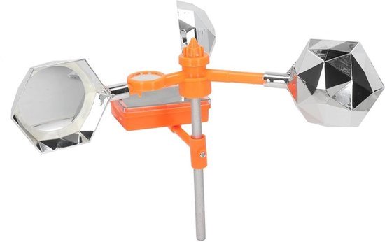Ultrasone Vogelverjager - Zonne-energie - Ingebouwde luidspreker - Regenbestendig - 360 graden draaibaar - Boerderij - Solar Sound Light - Geschikt voor buitengebruik - Vogel afschrikken met geluidstechnologie
