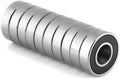 Set van 10 Radiale Kogellagers 6001-2RS - Diepe Groef Kogellagers - Rubber Verzegeld - 12x28x8mm