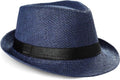 Panama hoed Mafia gangster heren Fedora Trilby Bogart hoed heren jaren 20 Gatsby kostuum accessoires