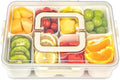 Draagbare Snackbox Met 8 Vakken, Vaatwasmachinebestendig - Snackschaal Met Deksel - Organizer Voor Snoep, Fruit, Koekjes - Draagbare Snackbox供給- 75 Bijemени.