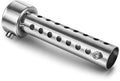 Motor Demper Demper, Universele Zilveren Motorfiets Uitlaat Kan DB Killer Demper Demper Baffle Inzetstuk (42mm)