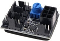 3 Pin 4 Pin Fan Adapter PWM PC Chassis Koelventilator Hub 8 Manier Splitter DC12V Snelheid Controller Gouverneur met 6 Pin Power Port