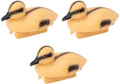 3 stuks drijvende eendendecoratie, realistisch geel eendje van plastic, eendenfiguur, vijverornament voor tuin, zwembad, vijver, waterfontein (#2)