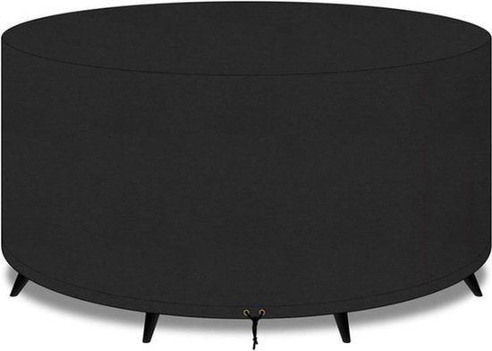 Tuintafelhoes-Tuinstoelhoes-Beschermhoes Tuinmeubel-Tuinset Hoes Tuintafel Rond tuinhoes 210D Oxford-stof Waterdicht Winddicht UV-bestendig 130cm x 71cm