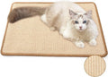 Krabmat voor Katten - Geschikt voor Kattenkrabmatten, Wildmatten, Slaapmatten, Kattenbakken, Deurmatten - Beige - S - 40 x 30 cm