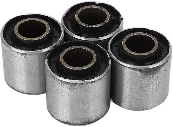 Set van 4 metalen bushing spacers voor achterste swingarm met maten 12mm, 28mm en 29mm, geschikt voor quad, ATV, pitbike, crossmotor voor optimale schokdemping