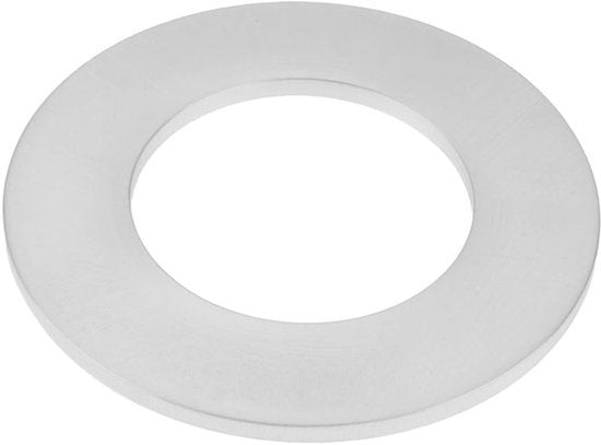 1PC Keuken Kraan Grote Basis Reparatie Ring Aluminium 70x40x3mm Kraan Reparatie Accessoires Platte Ring Voor Kraan Douche Fix Zilver