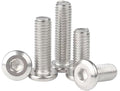 20 stuks inbusschroeven van roestvrij staal 304, M8 x 14 mm, platte kopschroeven, zeskantschroeven, volledige schroef