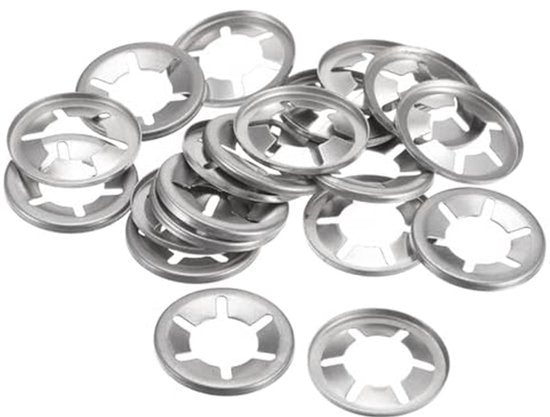20 stuks stersluitingen voor binnentanden M14 - [14 mm x 28 mmod] voor schokdemping, mechanische uitrusting, sluitringen, hoge snelheid, roestvrij staal 304