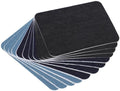 Zelfklevende Kleding Patches, Stof Reparatie Patches, Zwart Donkerblauw Lichtblauw, 9.5 X 12.5 Cm Grootte, Zelfklevende Trui Shirt Elleboog Patch Knie Patch, voor Jeans Kleding