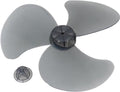 Kunststof ventilatorblad met moerafdekking voor 16 inch staande ventilator - Zwart - Onderdelen en accessoires