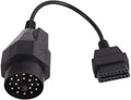 Ronde Diagnose OBD2 Adapter Scanner Kabelconnector OBD II 20 Pin naar 16 voor E36 E38 E39 E46 E53 X 5 Z3-Adaptateur Obd