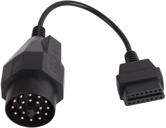 Ronde Diagnose OBD2 Adapter Scanner Kabelconnector OBD II 20 Pin naar 16 voor E36 E38 E39 E46 E53 X 5 Z3-Adaptateur Obd