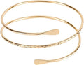 Arm Manchet Sieraden - Vrouwen - Gelaagd Gouden - Minimalistisch - Bovenarm - Armband - Armlet - Accessoires - Geschikt voor - Diverse Kleuren - Arm Manchet Armband voor Vrouwen
