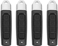 Afstandsbediening Sleutelhanger - 4 Pack 4 Kanaals Garage Deur Afstandsbediening voor Auto
