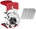 Handmatige kabelafschilmachine, kabelstripmachine, boor aangedreven stripper machine, multifunctionele afstriptool voor het afstrippen van ronde en platte kabels, met 10 reserveonderdelen, 106 x 70 mm