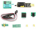 CH341A USB Programmeur + SOP8 Test Clip + 1.8V Adapter + SOP8 naar DIP8 Converter Module voor Chip van 24 en 25 Series FLASH