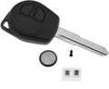 Afstandsbediening Sleutelhanger Behuizing 2 Knoppen Compatibel met Suzuki Compatibel met Vauxhall Agila