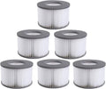 Filterpatronen - 6 stuks - geschikt voor MSPA opblaasbare spa - Mspa bubbelbad filters - MSpa spa filterjacuzzi - opblaasbaar - jacuzzi