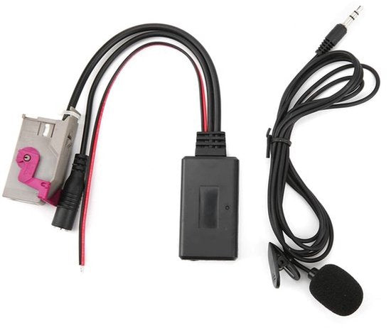 Bluetooth AUX Adapter, Bluetooth 5.0 Auto AUX Kabel Adapter met Microfoon Vervanging Voor A3 A4 A6 A8 TT R8 RNS-E Auto Radio