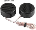 Autoluidsprekers + Luidspreker O, Zwart 12V 500W Mini O Tweeter 200mm 98 Db Luidspreker Auto 6,5 Inch met Tweeters Twitter voor Gorgeri Zwart