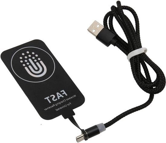 Magnetische USB-C Draadloze Oplaadontvanger Type C met Magneet Ondersteunt Draadloos Opladen