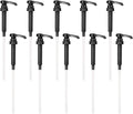 Siroop Pomp, 5 Stuks Pomp Dispenser, Geschikt voor de meeste 750ML Siroopflessen Herbruikbare Lekvrije Pomp voor Koffiesiroop voor Thuis Keuken Koffiebars Zwart