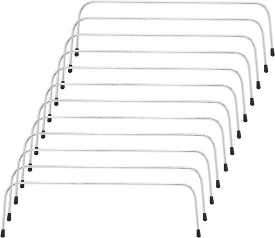 Handtasgrepen - Draadframe - IJzer - Metalen handtas - Knutselrugzak - Platina - 5 paar 25,5 cm handtasgrepen, interne draadframe van ijzer, metalen handtas voor het maken van knutselrugzak, platina