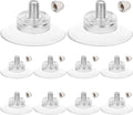 - Nummerplaat Zuignappen 12 Stuks - Sterke Zuignappen - Transparant - Zuignaphouder - Badkamer Keukenrek Haken - Accessoires Lampenkap Stof Acrylplaat - Geschikt voor Alle Soorten Autoruiten - 32 mm Diameter