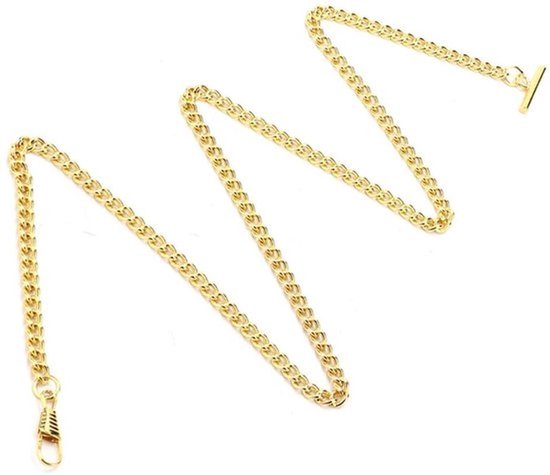 Classic Metal Pocket Watch Chain Antieke Cadeau (Goud), Goud, Classic