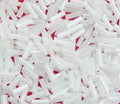 3300pcs Glas Zaad Kralen 6mm Rocailles Opaque Zilver Ceylon