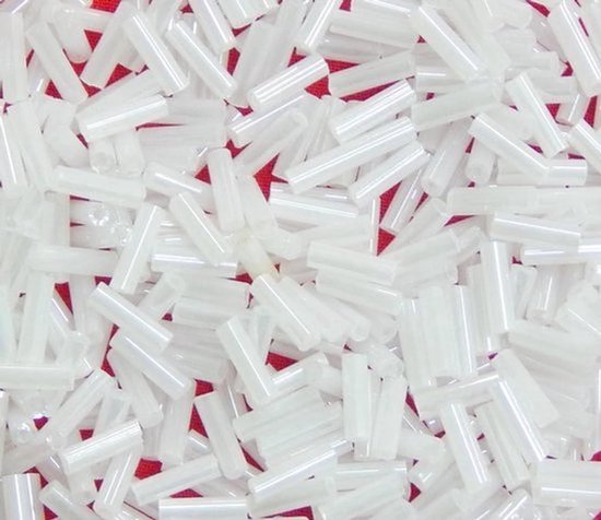 3300pcs Glas Zaad Kralen 6mm Rocailles Opaque Zilver Ceylon