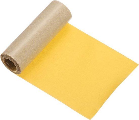 Zelfklevende patches van nylon, 150 x 6 cm, waterdichte reparatiepleisters voor stof, donsjack, reparatieset, decoratie voor reparaties van gordijnen voor kleding, geel