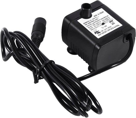 Ultra Quiet Water Pump - Dagelijkse Fonteinpomp - 280 DC12V Zonnepomp - Mini 12V voor Huishoudelijk Gebruik - Zonnefonteinpomp - Fonteinpomp voor Thuis